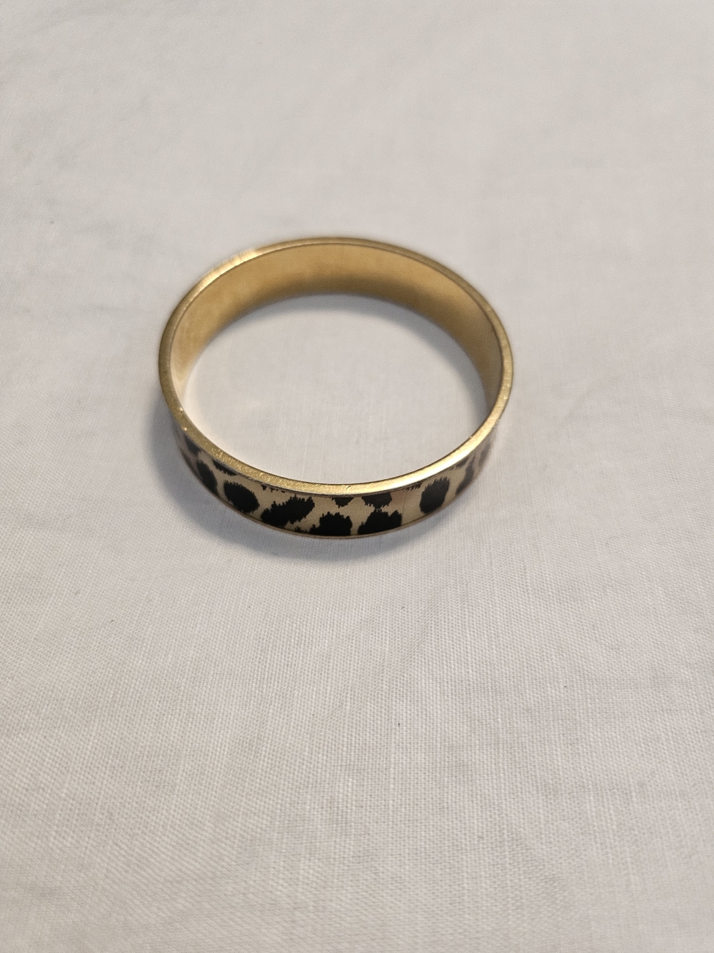 Kate Spade Gold Leopard Print Bangle Bracelet
